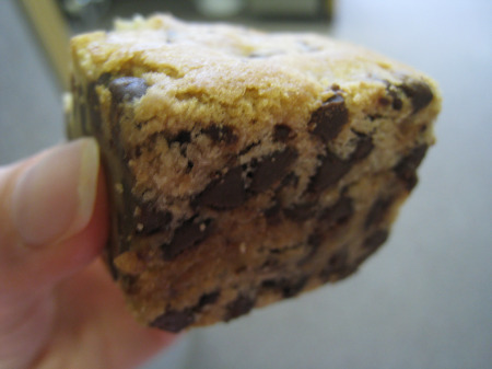 Choc chip square