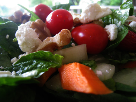 Spinach Salad close-up