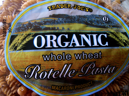 TJ whole wheat pasta