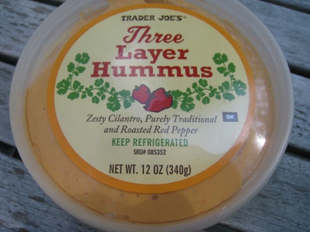 Three-layer hummus