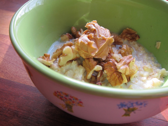 11.15 Oatmeal with peanut butter