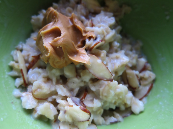 11.19 oatmeal with peanut butter 2