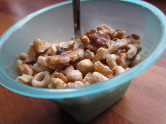 11.25 Cheerios with walnuts