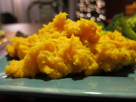 11.30 mashed sweet potatoes