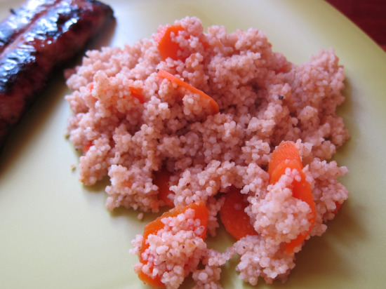 12.4 Couscous with carrots