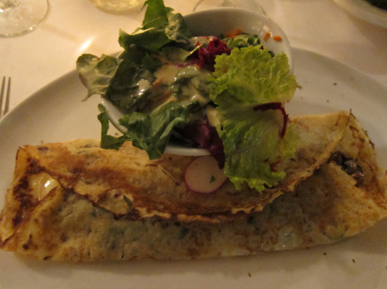 12.5 Pancetta and Brie Crepe