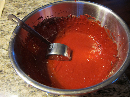 Red Velvet Cake Batter