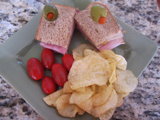 1.2 Salami Sandwich with olives 2